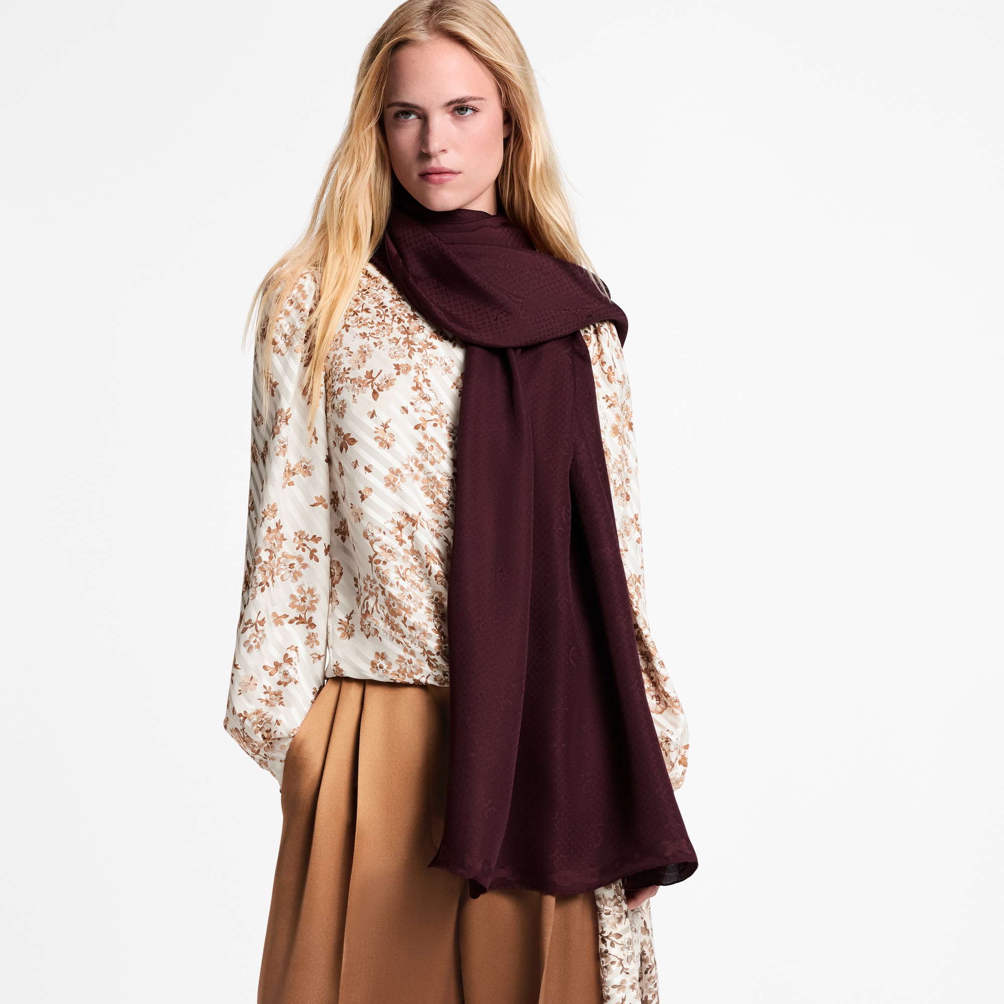 Red Shawls Accessories | LOUIS VUITTON